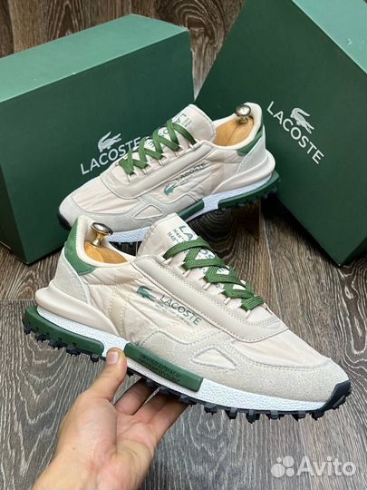 Кроссовки мужские lacoste белые