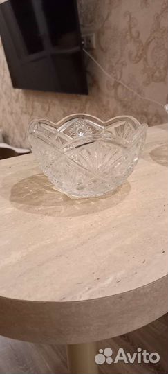 Ваза Конфетница Хрусталь