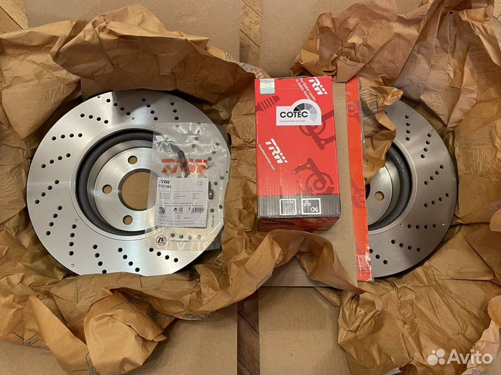 Тормозные диски Mercedes W212 W207 W204 D322mm