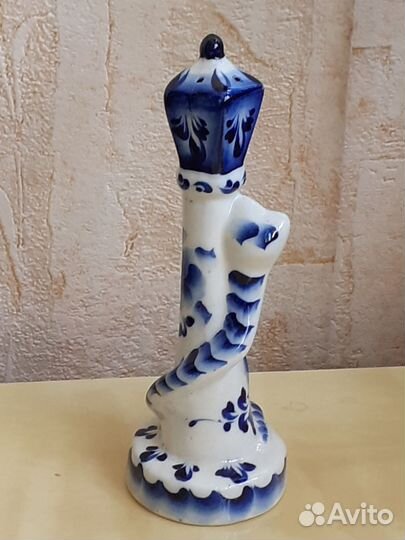 СССР Гжель авторская Солонка Перечница Змей Водка