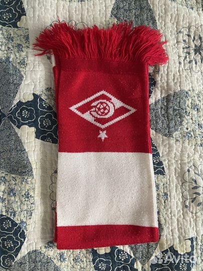 Шарф спартак с автографом