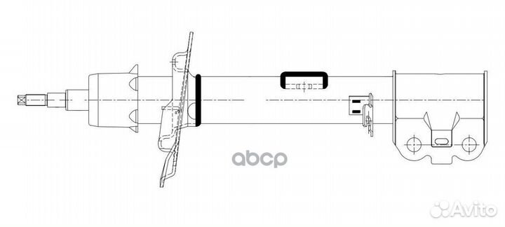 Амортизатор передний правый AG 30305 Trialli