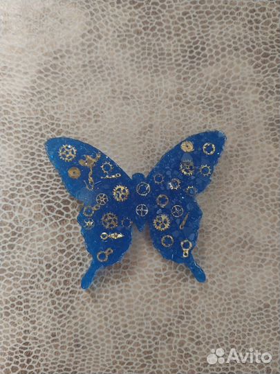 Бабочки Кристалл- брошки