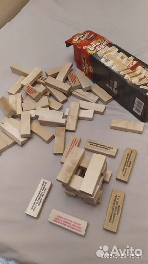Настольная игра деревянная башня