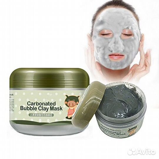 Пузырьковая маска bioaqua bubble clay mask