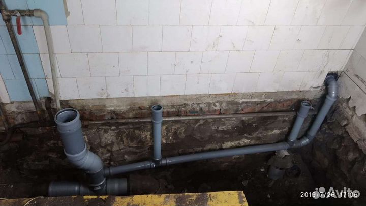 Наружный водопровод и канализация врезка в трубу