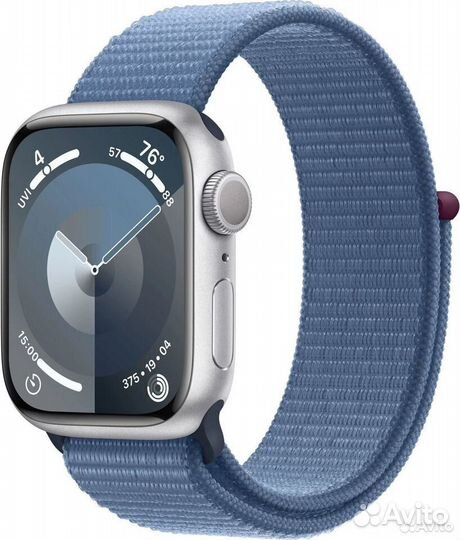 Apple Watch 9 41mm Aluminium Case with Sport Loop