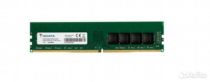 DDR4 3200 MHz 8GB adata dimm для пк