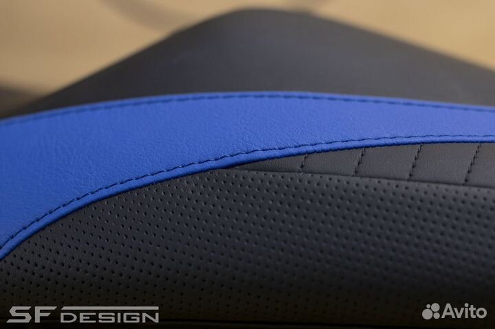 Сиденье BMW F650/700/800GS Blue Orbit Black Hole