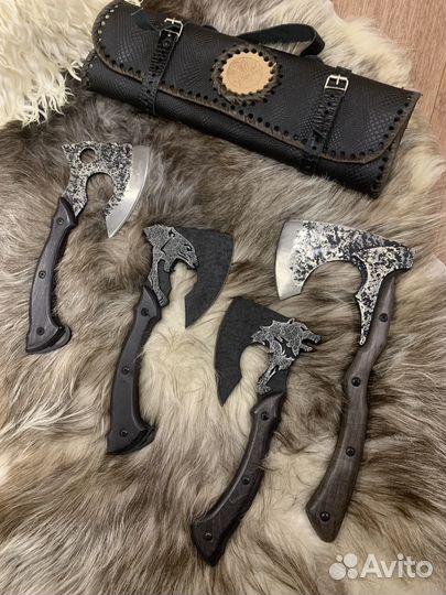 Топоры мощные кованые