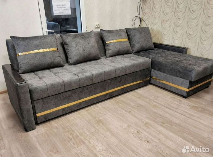 Угловой диван раскладной на заказ