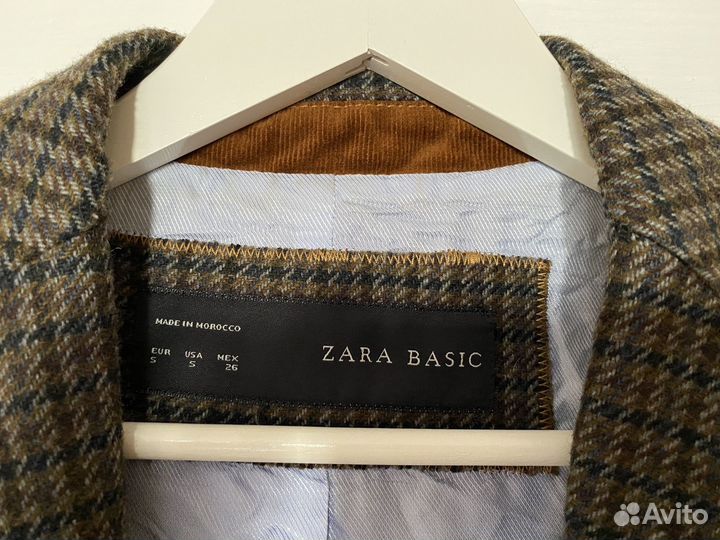 Пиджак жакет шерсть zara