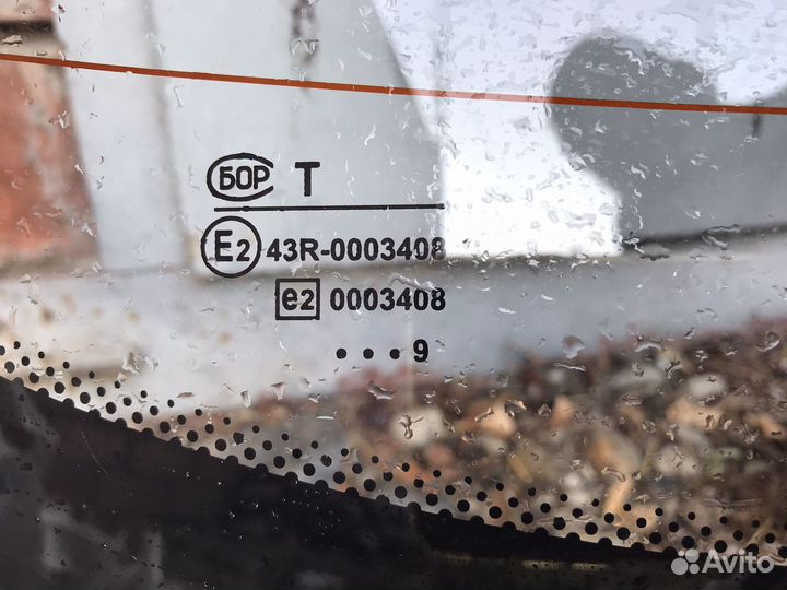 Заднее стекло chevrolet lanos