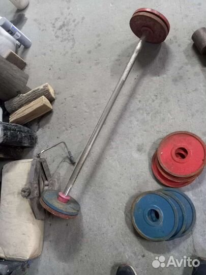 Штанга гриф блины