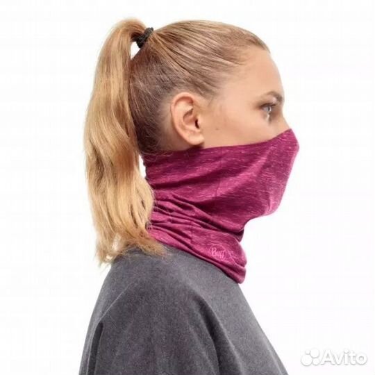 Бандана-маска защитная Buff Filter Tube Pink HTR