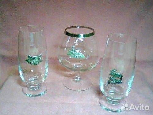 Бокалы СССР чешское стекло
