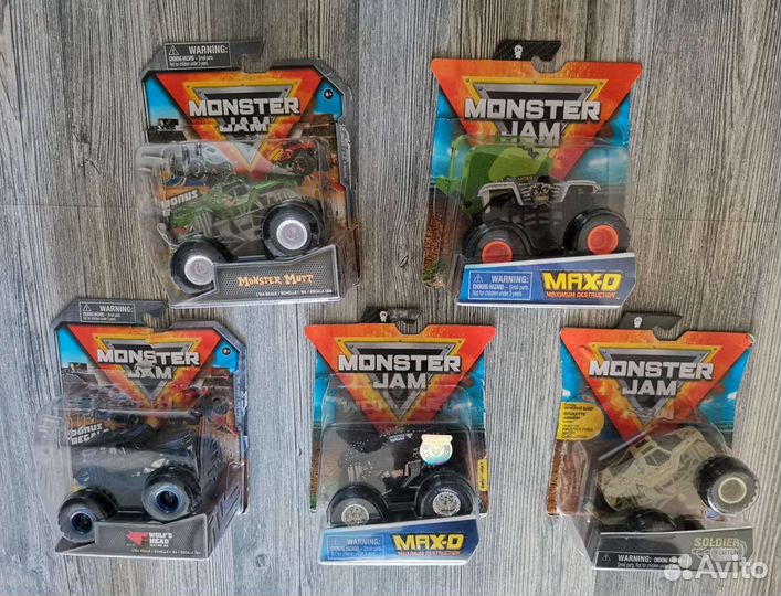 Машинки monster jam новые