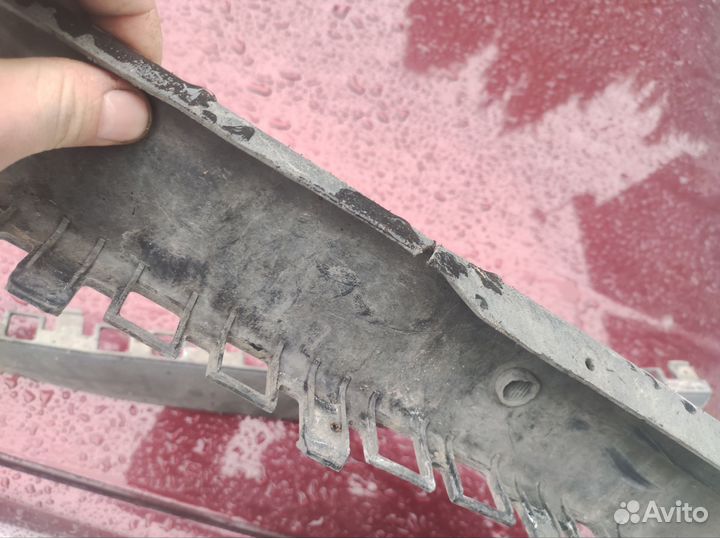 Губа на бампер гольф 3