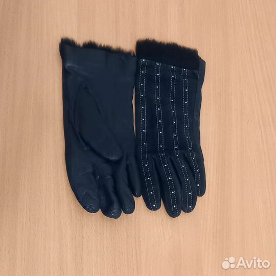 Перчатки ZZ кожанные 7,5 размер Новые