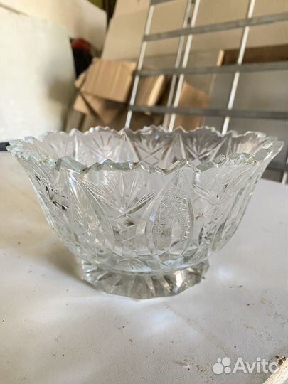 Ваза хрустальная СССР