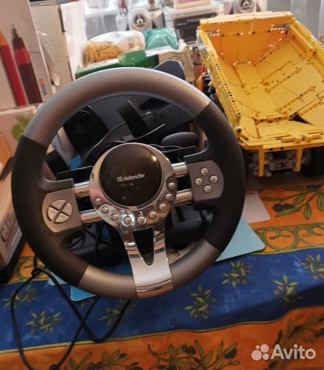 Игровой руль defender forsage gtr