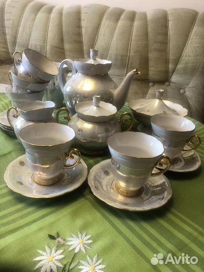 Фарфоровый чайный сервиз. Производство Россия