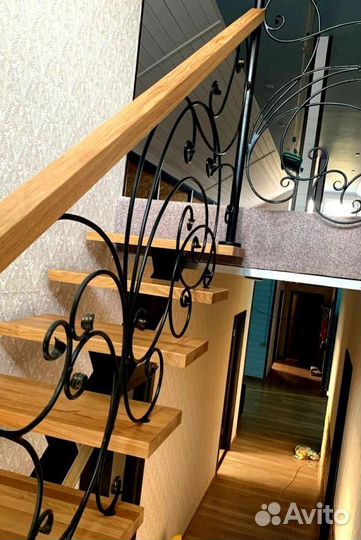 Лестница г-образная на дачу