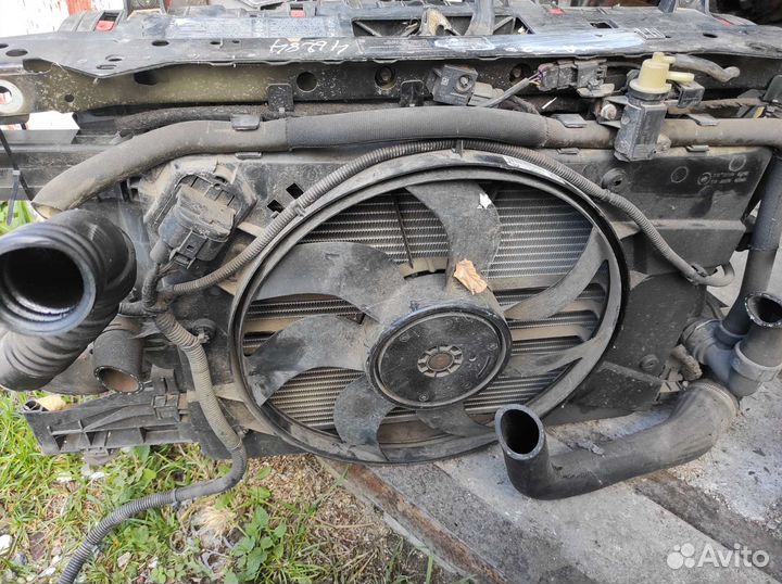 Комплект радиаторов с диффузором на opel astra J