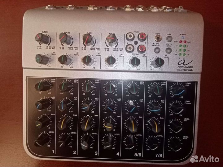 Микшерный пульт alpha audio Mix Four USB