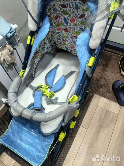 Санки коляска ника 7-7/1