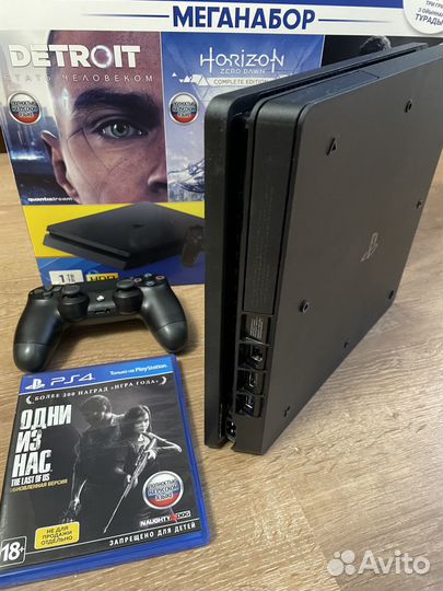 Sony playstation 4 slim с играми