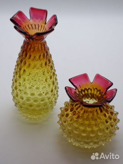 Коллекционная ваза Ананас Чехословакия