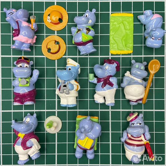 Киндер серия Бегемоты на каникулах (палубные)