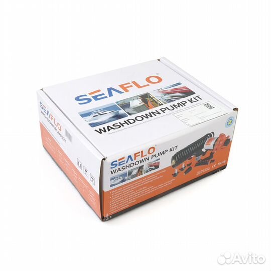Комплект помывочный SeaFlo, 12V, 13.2 л/мин, 4.8 B