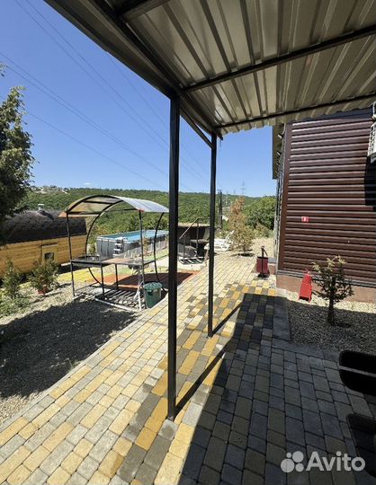 Сдам в аренду беседку с бассейном и баней