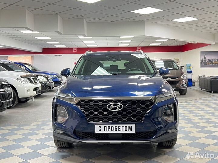 Hyundai Santa Fe 2.2 AT, 2019, 49 400 км