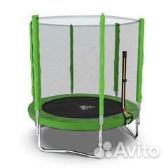 Батут DFC Trampoline Fitness с сеткой 6ft