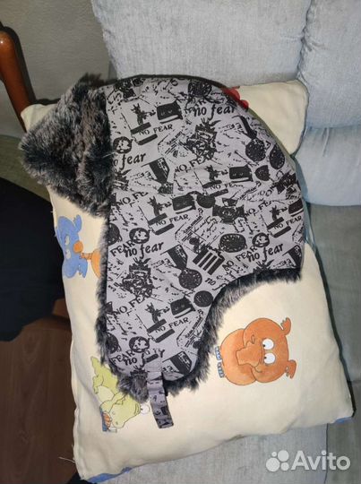 Шапка для мальчика 54-56 см