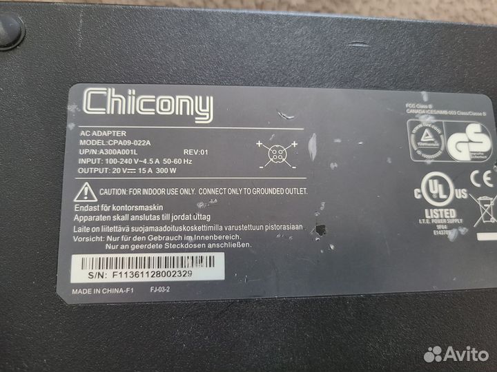 AC Adapter Chicohy 300w