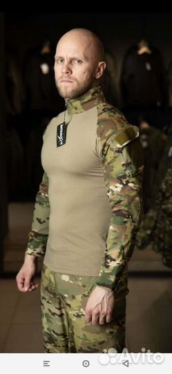 Тактический костюм с наколенниками