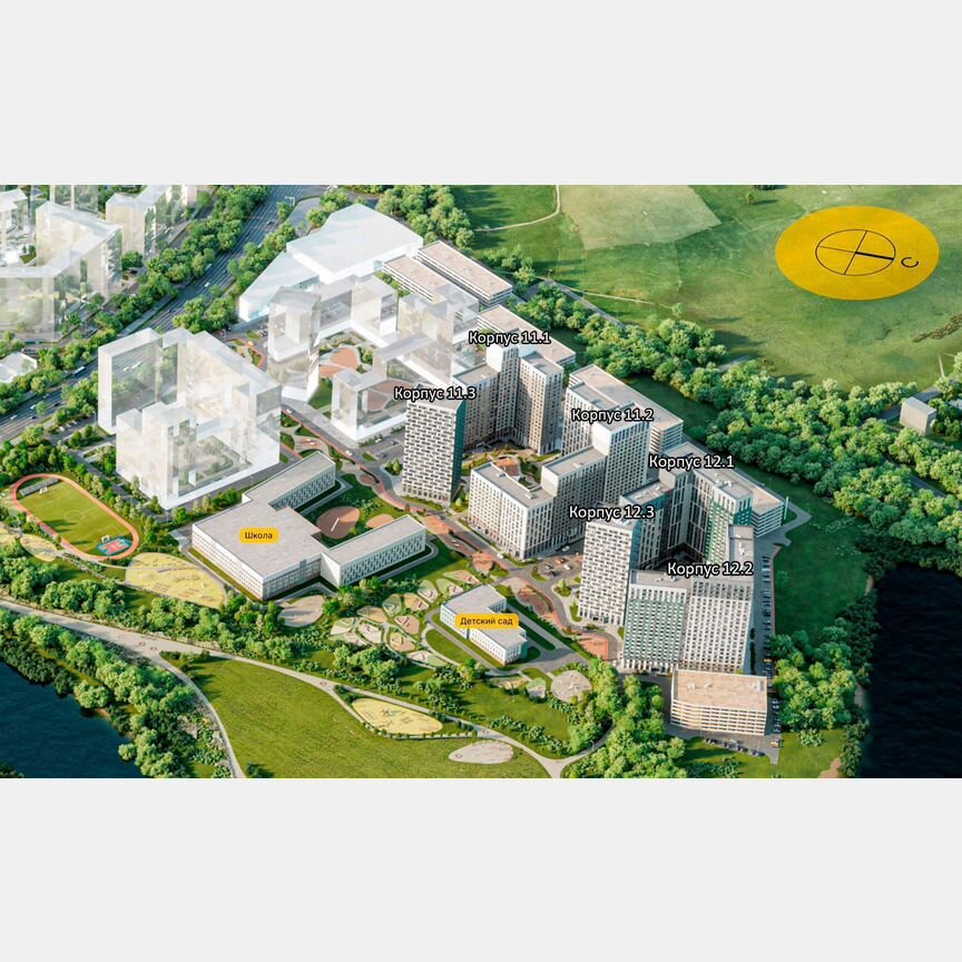 1-к. квартира, 34 м², 17/20 эт.