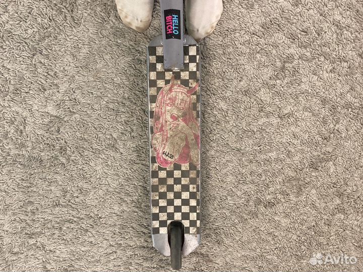 Дека для трюкового самоката в парк аксело