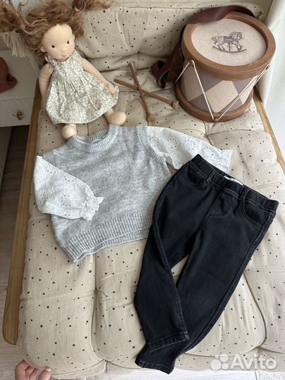 Красивая одежда для девочки 80-86 zara