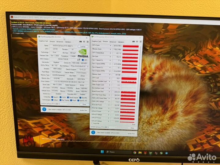 RTX 3060Ti Gigabyte aorus (Samsung) 8Gb