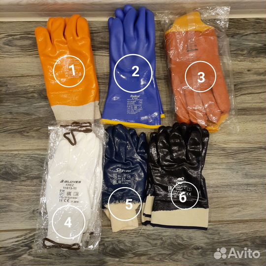 Перчатки Защитные Рабочие