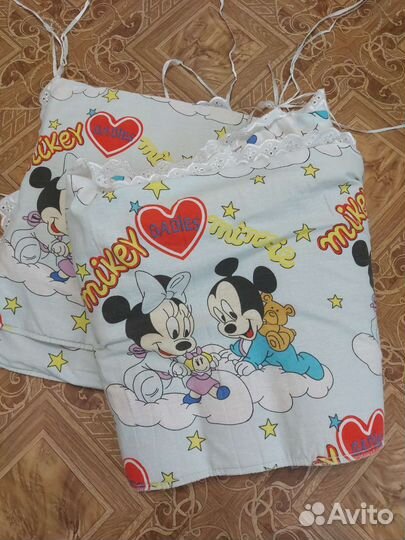 Бортики в детскую кроватку