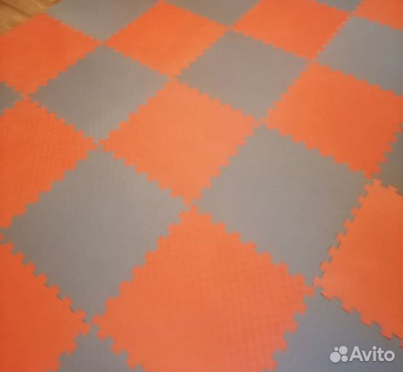 Мягкий пол спорт 500х500х14 50м2