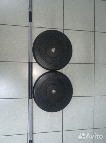 Спортивные блины с грифом