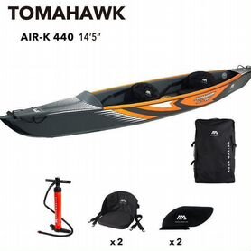 Каяк надувной aqua marina tomahawk AIR-K 440