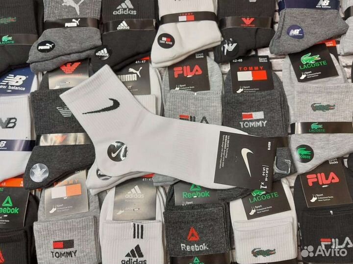 Носки Nike Adidas Puma Reebok